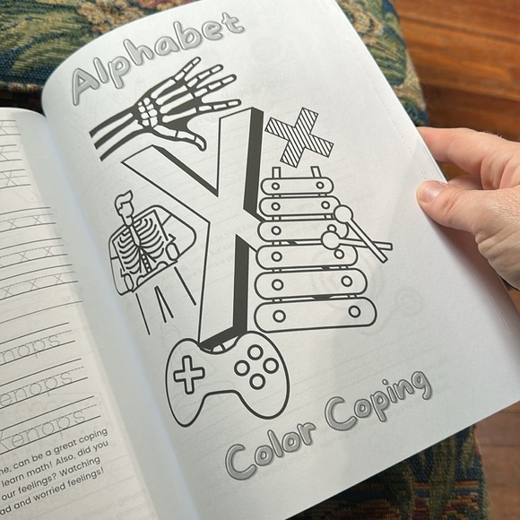 A is for Art B is for Breathing Handwriting & Emotional Wellness Book - Picture 3 of 4